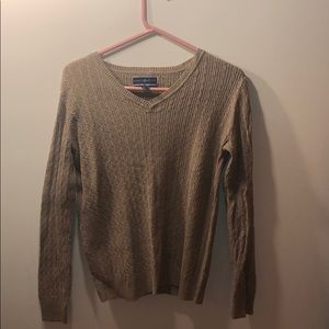 tan karen scott sweater